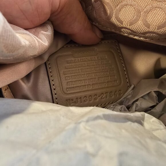 Coach Madison NEW NWT Optic Art Pearl Small Phoebe Python Gorgeous Bag Purse Bag - Picture 8 of 14